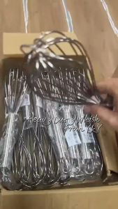 Manual Egg Beater Food Grade Stainless Steel Handheld Egg Beater Thick Wire Baking Cooking Mixer