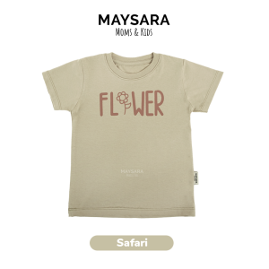 Kaos Anak Perempuan Graphic Tee Baju Anak Maysara 1 2 3 4 5 Tahun