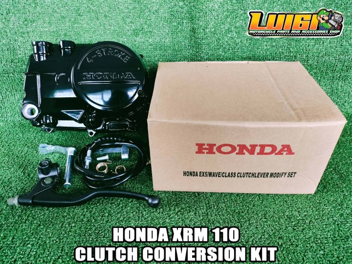 HONDA XRM 110 CLUTCH CONVERSION KIT (BLACK W/LOGO) Lazada PH