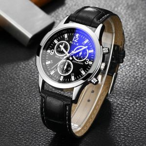 Jam Kulit Anti Air Fashion Jane Blu-Ray Belt Luminous Life Waterproof Leisure Automatic Quartz Watch