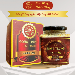Đông Trùng Hạ Thảo Ngâm Mật Ong Thảo Mộc Vương Loại Thượng Hạng 280ml