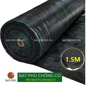 Bạt Phủ Đất Chống Cỏ Dại Khổ 1m hoặc 1.2m Chiều dài 50m hoặc 100m