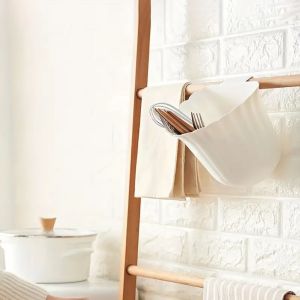 CILL with Hook Wall Mounted Lace Waste Bin Anti-fall Plastic Kitchen Hanging Trash Can Household Thickening Clutter Storage Bucket Bathroom