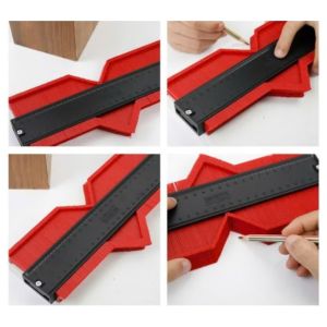 THƯỚC SAO CHÉP HÌNH DẠNG có khóa đa năng kích thước 15cm 25cm 50cm dễ dàng sao chép đường viền hình dạng các đồ vật rất tiện...