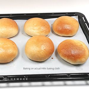 HWx: Reusable and Washable Non-stick Baking Sheet/Baking Cloth/Baking Mat Heat Resistance Use on Both Sides Can Be Cut to Shape (Brown/White) (30*40cm & 40*60cm) 烘焙不沾高温布