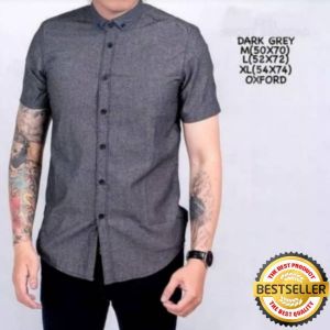 Hot Promo Kemeje pria lengan pendek Casual Kasual korea style BAYAR DI TEMPAT Katun Seragam Kerja