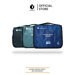 TAS Travel Wash Bag Bogaboo Seri ALMAN - Tas Perlengkapan Alat Mandi -Tas Cosmetik - Tas Make Up Pouch