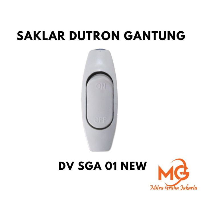 MG Saklar Gantung On Off Saklar Lampu Paralel Sakelar Kabel Putih ...