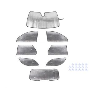 Cornerr JeCar 8pcs Windshield Sunshade Door Window Shade Sun Visor Cover Set For Dodge Durango 2011 UP Version Car Interior Accessories J6H9P