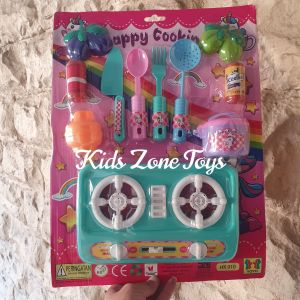mainan anak alat masak dapur kompor gas kitchen set happy cooking HK910