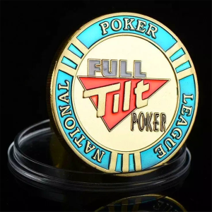 【discount store】Poker Card Guard Protector - Full Tilt Poker - Casino Chip Gold Coin Token