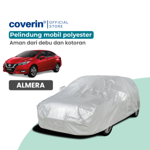 Sarung Mobil Nissan Almera Cover Pelindung Bahan Polyester Tebal dan Tahan Panas