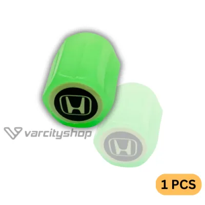 1PCS Logo Tutup Pentil Ban Mobil Motor Glow In The Dark Luminous Valve Cap