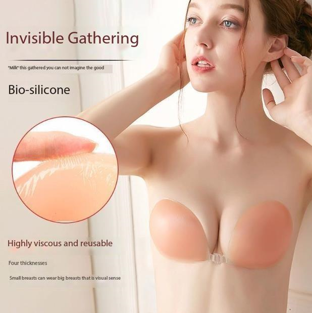 Reusable Invisible Nude Bra New Sexy Silicone Strapless Breast