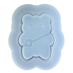 Sáng bóng bóng khuôn đồ trang trí Silicone phim hoạt hình patternkeychain khuôn đồ treo tự làm nhựa Epoxy crafting khuôn mẫu