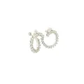 ESOTICO JEWELRY EARRINGS W/ 42 DIAS (1.29) 18K White Gold. 