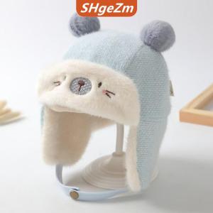 [COD] SHgeZm Mùa Đông Dễ Thương Mềm Giữ Ấm Lót Bé Cap Dày Ấm Tai Bảo Vệ Mũ Cho Bé Trai Và Cô Gái Ấm Áp Trẻ Em Của Cap