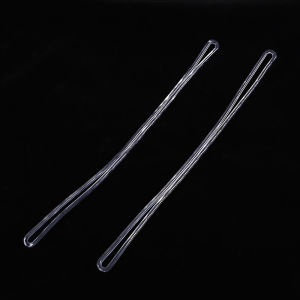 【MPJow】 50pcs Travel Tags Plastic Bag Loops Transparent Luggage ID Label Strap Holder Lanyard Portable Travel Accessories