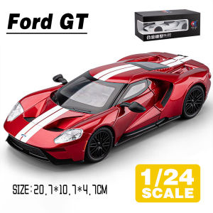 LEO 1:24 Ford GT Diecast Model Car Alloy Cars Toys Collection Gift For Kids Boy Girl