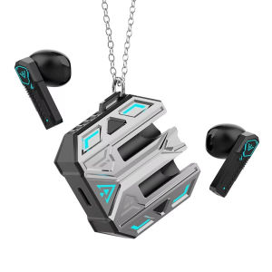 Beiziye Cool Sci-fi Look Bluetooth Earphones in-Ear Noise Mechanical Style Wireless E-Sports Gaming Headsets
