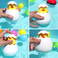 Ready Stock Cute Baby Bathing Toy Duck Penguin Egg Water Spray Sprinkler Bathroom Sprinkling Shower Swimming Water Toys Kids Gift. 