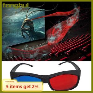 fanghui Kính 3D màu xanh đỏ khung màu đen cho trò chơi DVD phim anaglyph TV Kích thước