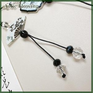 Aolie Chinese Style Anti-lost Phone Lanyard Retro Tassel Pendant Keychain Bag Charms Backpack Hanging Decoration Fashion Jewelry