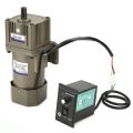 【มอเตอร์ไฟฟ้า】AC 220V 90W Adjustable Speed Gear Motor เฟสเดียวมอเตอร์เกียร์แบบอะซิงโครนัสมอเตอร์ลดความเร็วในการปรับ. 
