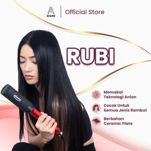 Catokan AIUEO Rubi Curly Rambut Murah 531 Curly Straight Lurus Keriting Alat Catok Rambut 2 in 1  in1