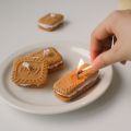 Simulated cookies candles strange aromatherapy candles niche creative birthday gifts cake ornaments. 