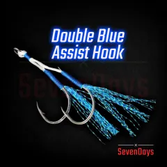 5 PCS] Micro Light Jigging Fishing Single & Double Assist Hook Size  #10/#12/#14/#16/#18/#20 Kail Pancing Umpan Tiruan