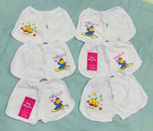 Combo 5 Quần Đùi Cotton Cho Bé Trai Bé Gái Sơ Sinh Chất Cotton 100% Bosini nền màu | Quần Ngắn Cotton Cho Bé mặc nhà 0-32kg