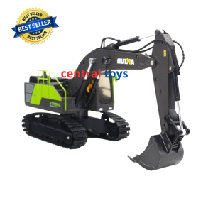 HUINA 1661 rc excavator diecast bucket 11 CH mainan remote alat berat