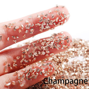 50gCrystal Broken Stones Multi Colored Sparkling For DIY Jewelry and Nail Art