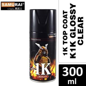 SAMURAI PAINT K1K GLOSSY CLEAR TOP COAT 300ML