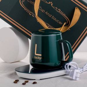 SIMHOME 55 degree cuphermostatic warming coaster Cup Warmer Heating Coaster 55° Water Warmer 恒温杯