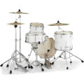 Pearl MT564/C Midtown 4-PC Compact Drum Set  #33 Pure White (Cymbals not Included). 