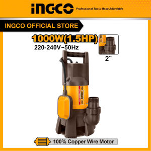 Bơm chìm nước thải công suất 15 ngựa (1000W) lưu lượng 333L/ phút INGCO SPD10001