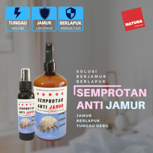 Anti Tungau Debu 100 ML Jamur Bakteri Spray Pembersih Sofa Kasur (Efektif 100%)