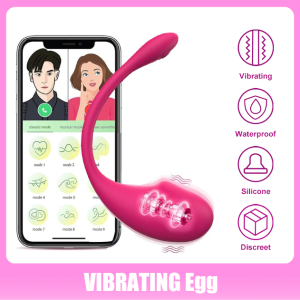 Wearable Panty Vibrator for Ladies APP Control with 10 Vibration Modes U-Shaped Design G Spot Stimulator Silicone Waterproof Adult Vibrators Toy for Girl Dild0 for women Discreet packaging