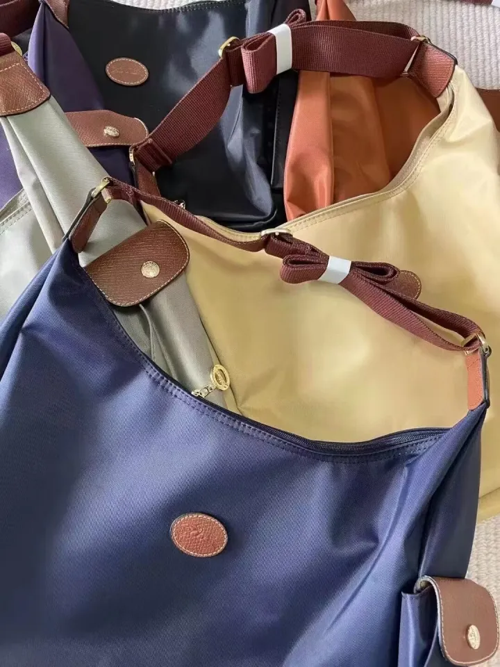 100% genuine longchamp le pliage hobo bag waterproof nylon