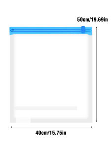 ถุงสูญญากาศซักผ้าแบบม้วนด้วยมือกระเป๋าประหยัดพื้นที่กระเป๋าใส่เสื้อผ้าใสสำหรับเดินทางที่บ้าน