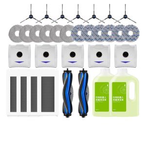 Ecovacs DEEBOT N30 Pro Robot Vacuum Cleaner HEPA Filters Roller Main Brushes Mop Pads Dust Bags Side Brush Cover Accessories Replacement Parts