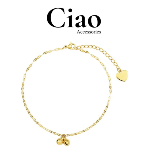 [KHÔNG ĐEN GỈ] Vòng chân lắc chân titan không gỉ thiết kế tinh tế mã 22 Ciao accessories