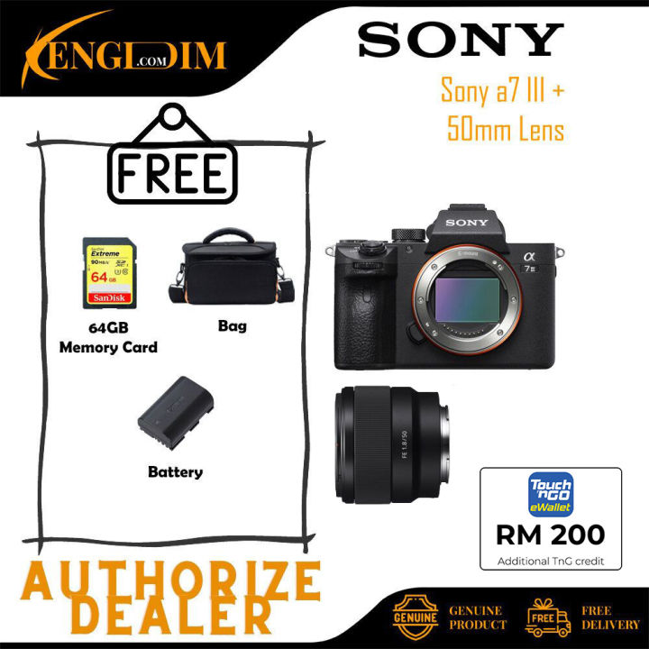 READY STOCK) Sony Alpha a7 III A7III A7M3 MARK Mirrorless
