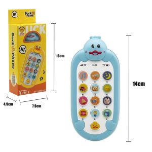 DOUBLE GREAT MAINAN BAYI MASA KINI HP HANDPHONE LEARNING LAMPU MUSIK + TEETHER