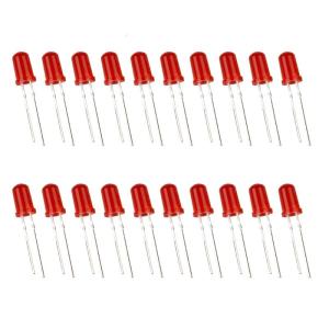 20Pcs LED Light Diodes for Science Projects Electric Experiments and Commercial Colorful LED Emitting Diode Light Set