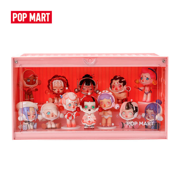 POP MART Luminous Container Figure Display Box Pink（not included ...