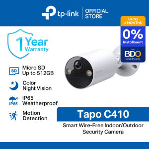 TP-Link Official Store | Tapo C410 | 2K 3MP Smart Wire-Free Indoor/Outdoor WiFi IP Security Cctv Sale Camera Connect to Cellphone with Mic and Speaker