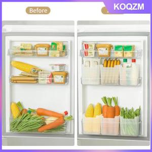 KOQZM Refrigerator Food Fresh Storage Box Fridge Side Door Fruit Vegetable Spice Food Case Container Kitchen Organizer Storage Boxs